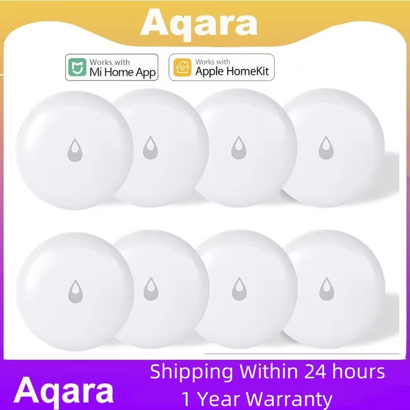 Home Security Xiaomi - Aqara ZigBee น้ํารั่วเซนเซอร์แช่น้ําชั้นเครื่องตรวจจับ ALARM Security แช่เซ็นเซอร์สําหรับ