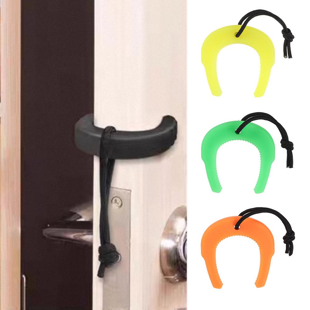 Door Wedge Alarm - ยางคุณภาพสูงประตู Jam Wedge นักผจญเพลิงเกียร์ยางประตูใช้งานง่ายประตู Stop Alarm
