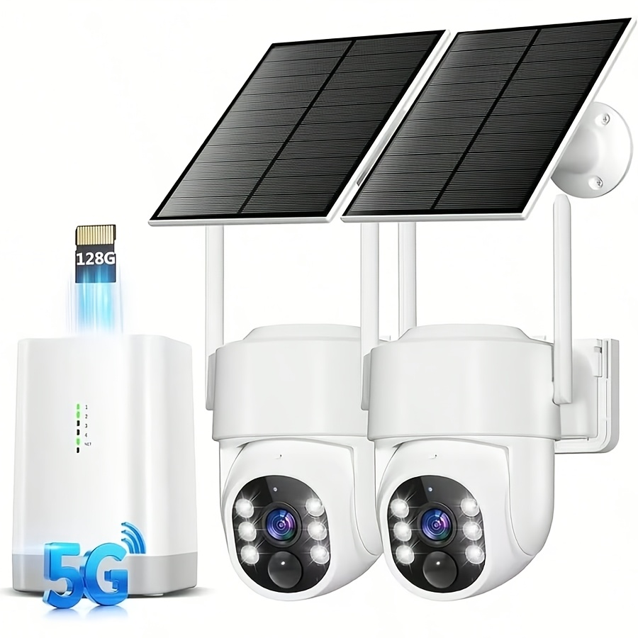 Home Security No Subscription - กล้องวงจรปิดไร้สาย 4MP สำหรับภายนอกอาคาร ไม่ต้องสมัครสมาชิก พร้อมที่เก็บข้อมูลในตัว ใช้พลังงานแสงอาทิตย์