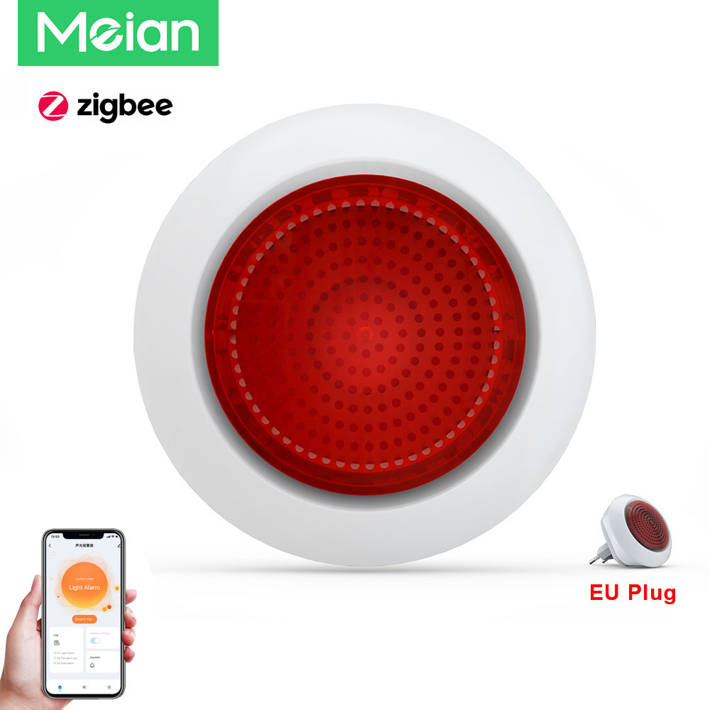 Alarm Siren Outdoor - ไซเรนเสียงแฟลช Meian Tuya Zigbee 110V 220V