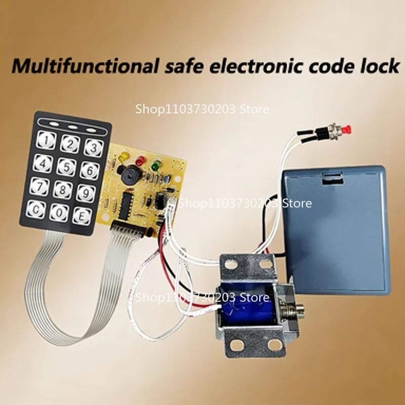 Home Security Electronics - ชุดซ่อมแผงควบคุมตู้เซฟอเนกประสงค์ ใช้เปลี่ยนแผงปุ่มกดอิเล็กทรอนิกส์ต่างๆ ของตู้เซฟ อุปกรณ์เสริมสำหรับล็อค