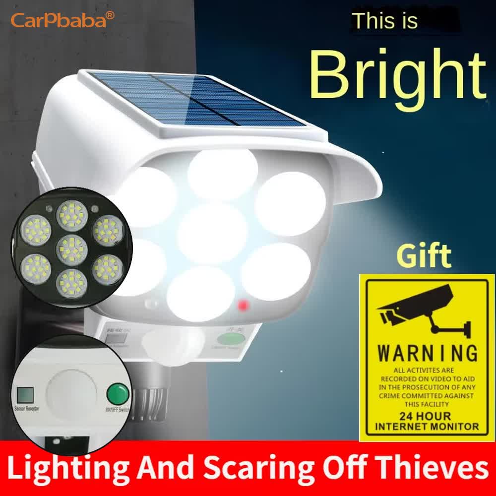 Home Security Cameras Wireless - กลางแจ้งพลังงานแสงอาทิตย์ Light Motion Sensor กล้อง Dummy