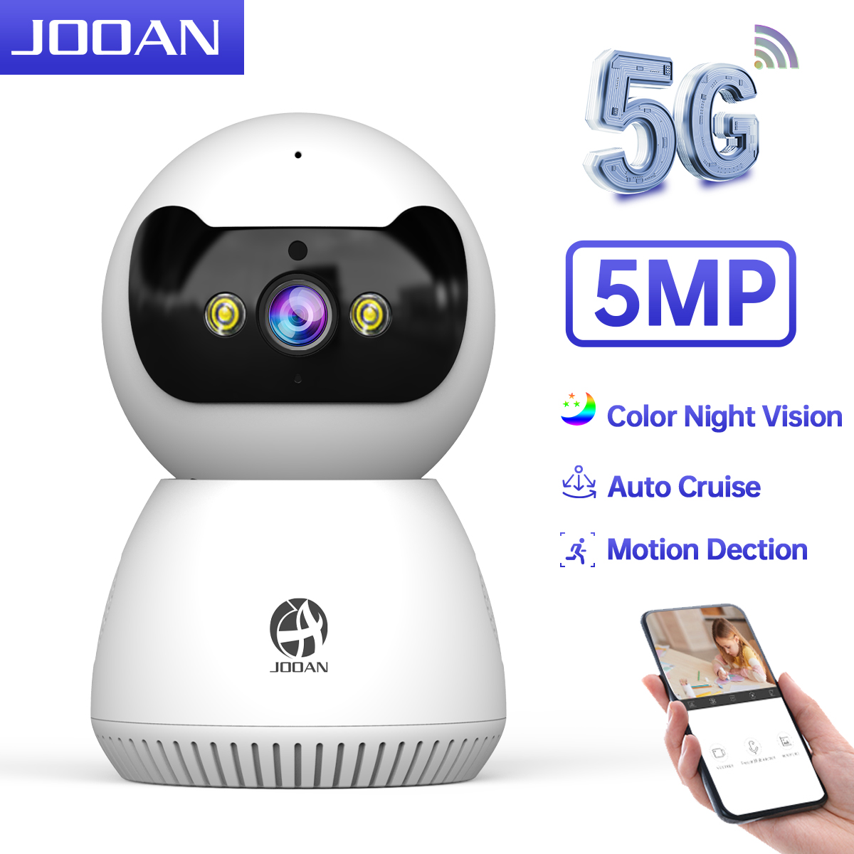 JOOAN 5MP 3MP IP กล้อง 5G WiFi - Eufy Camera E220 บทวิจารณ์และราคา