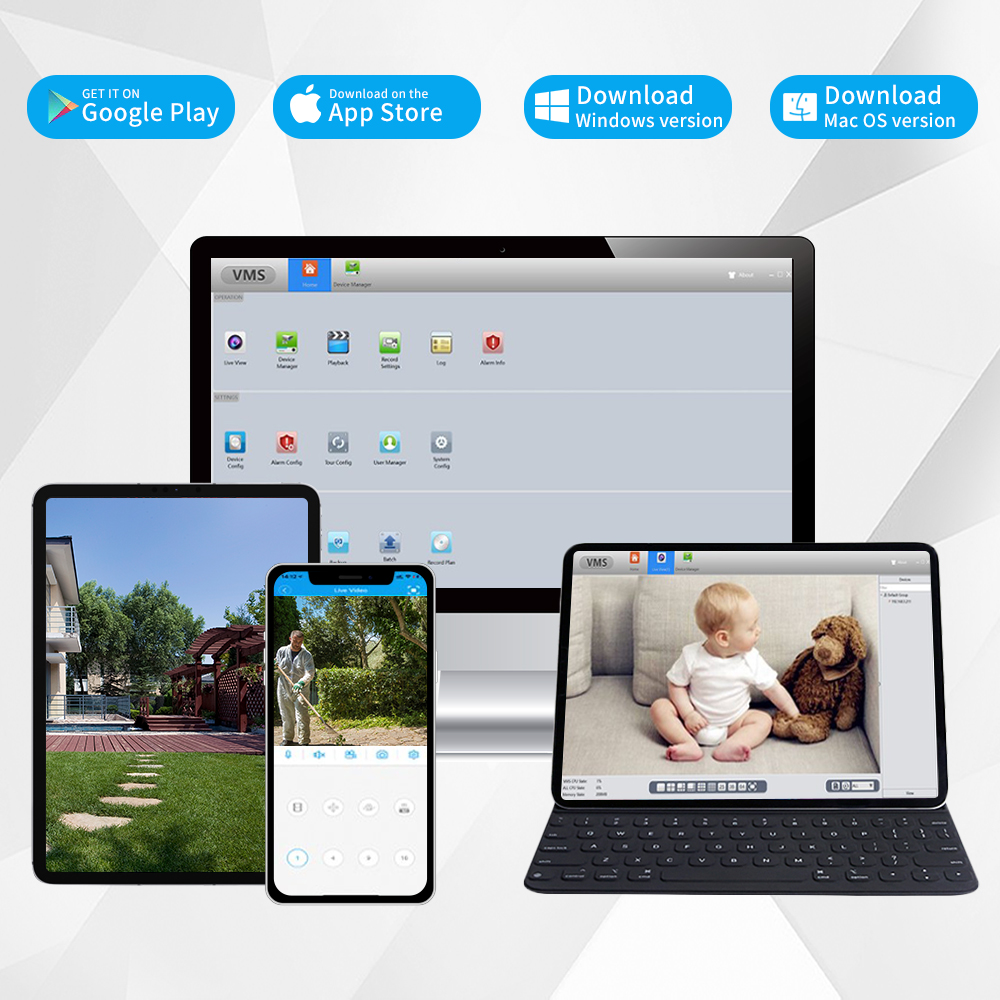 ชุดกล้องวงจรปิด 4K Ultra HD 8M - Home Security Video Cameras บทวิจารณ์และราคา