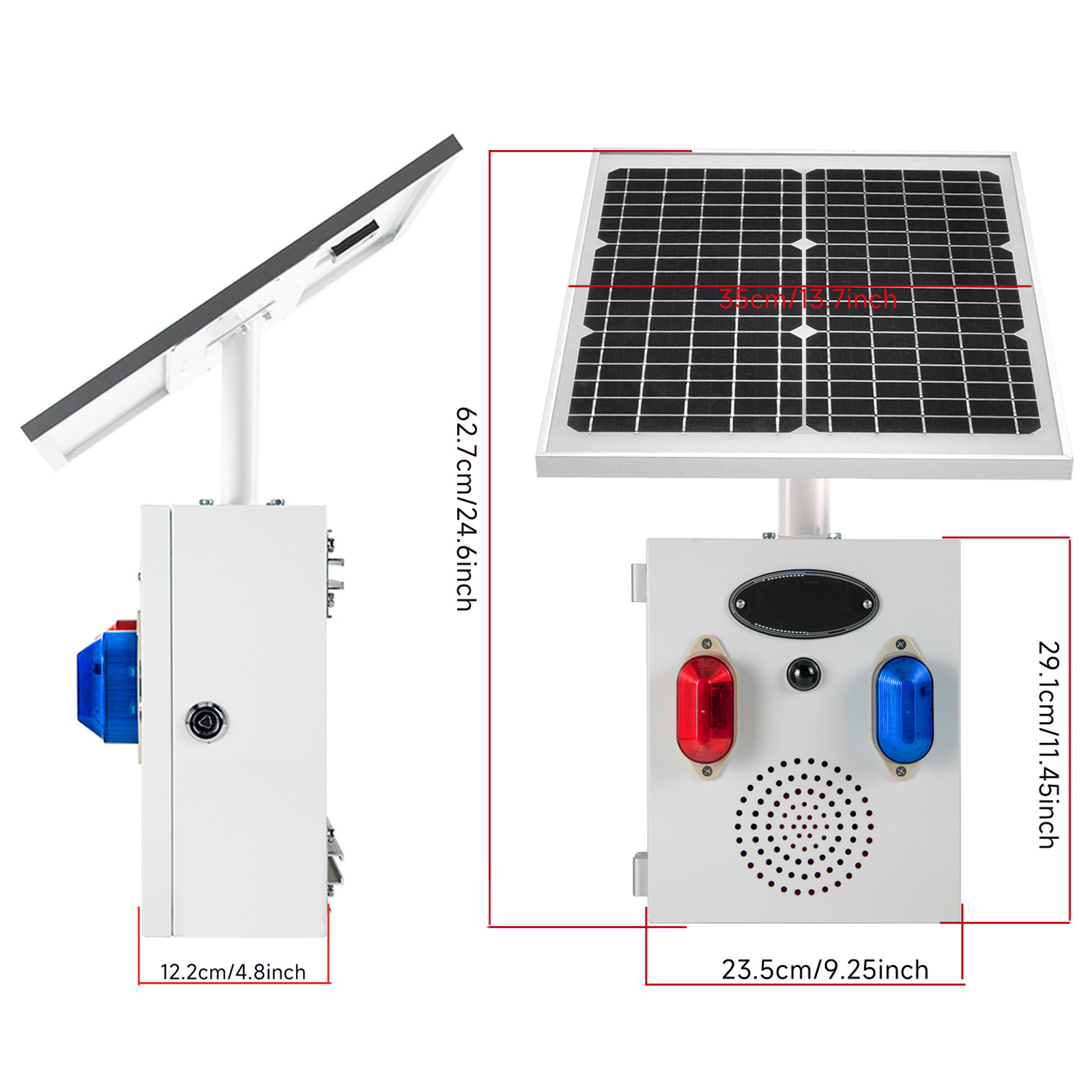 YASONG กลางแจ้ง Solar Motion S - Alarm Siren Outdoor บทวิจารณ์และราคา