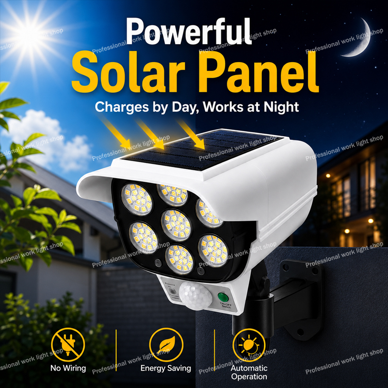 ไฟกล้องวงจรปิดจำลองพลังงานแสงอ - Home Security Yard Sensors บทวิจารณ์และราคา