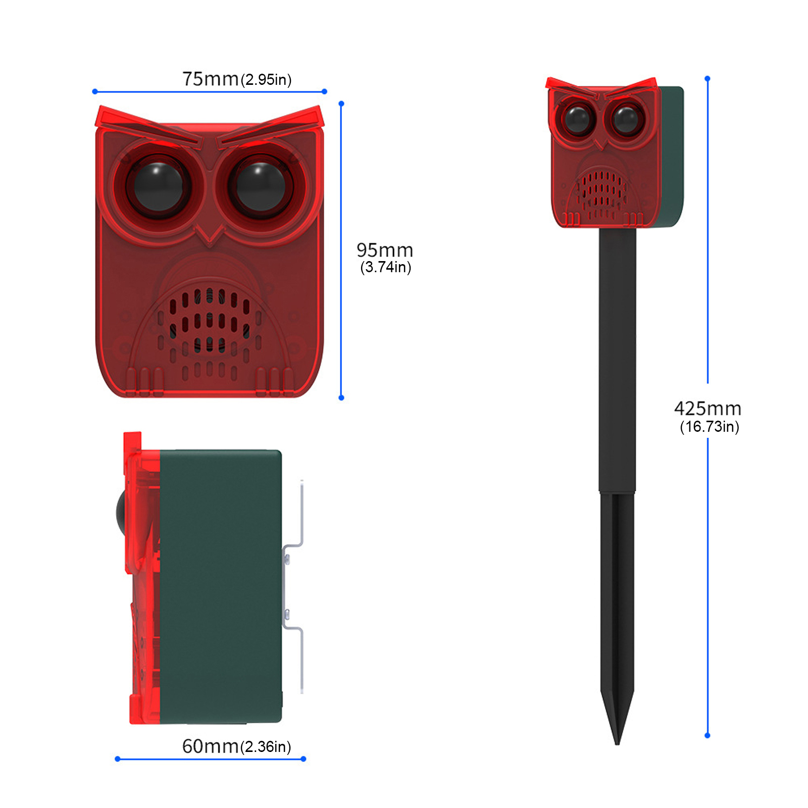 1-3 ชิ้น อุปกรณ์เตือนภัยพลังงา - Home Security Yard Sensors บทวิจารณ์และราคา