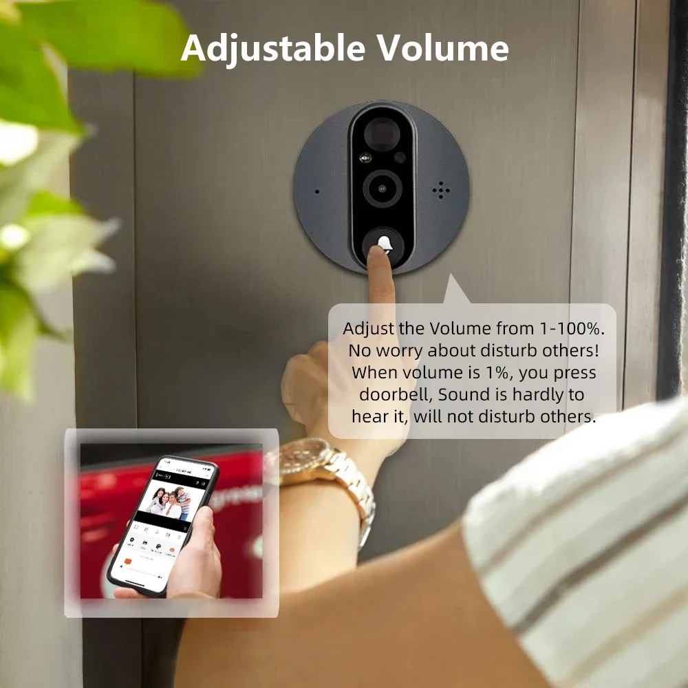 กล้องออดวิดีโออัจฉริยะ 5MP Tuy - Home Security Doorbell Camera บทวิจารณ์และราคา
