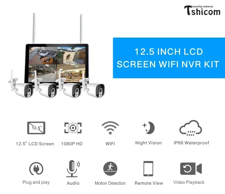 ชุดกล้องวงจรปิด TUYA Smart Wi- - Home Security Cameras Wireless บทวิจารณ์และราคา