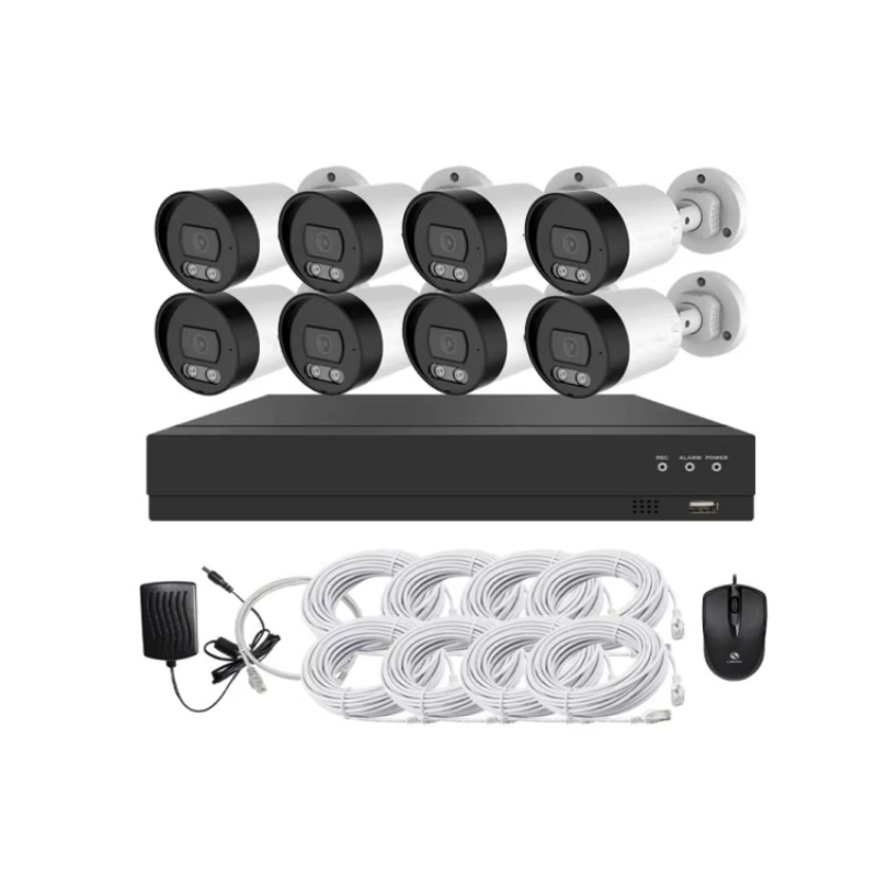 ชุดกล้องวงจรปิด 4ch 8ch ความคม - Home Security Systems With Cameras บทวิจารณ์และราคา