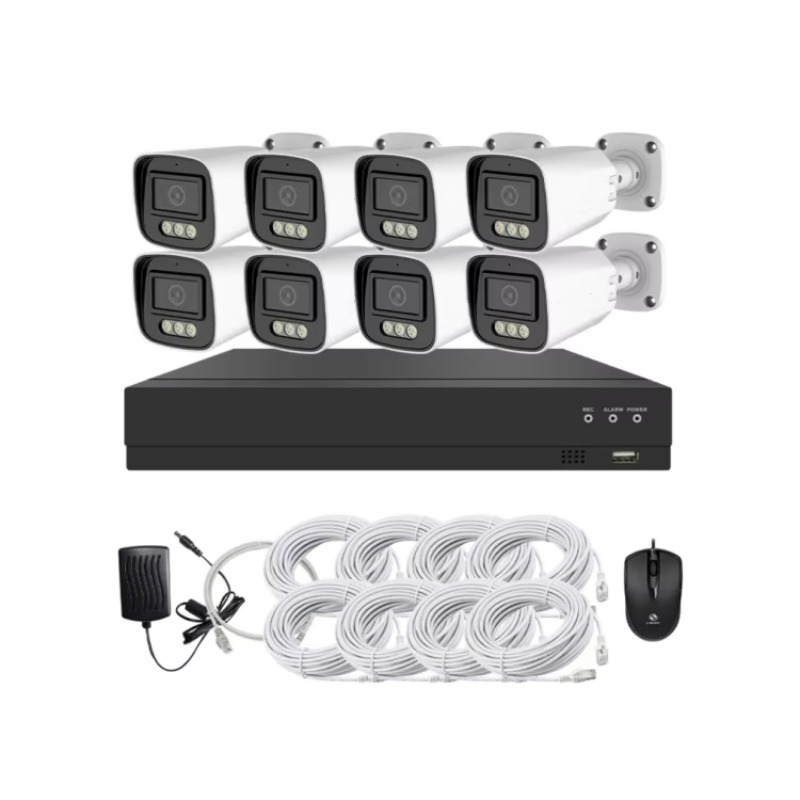 ชุดกล้องวงจรปิด 4ch 8ch ความคม - Home Security Systems With Cameras บทวิจารณ์และราคา