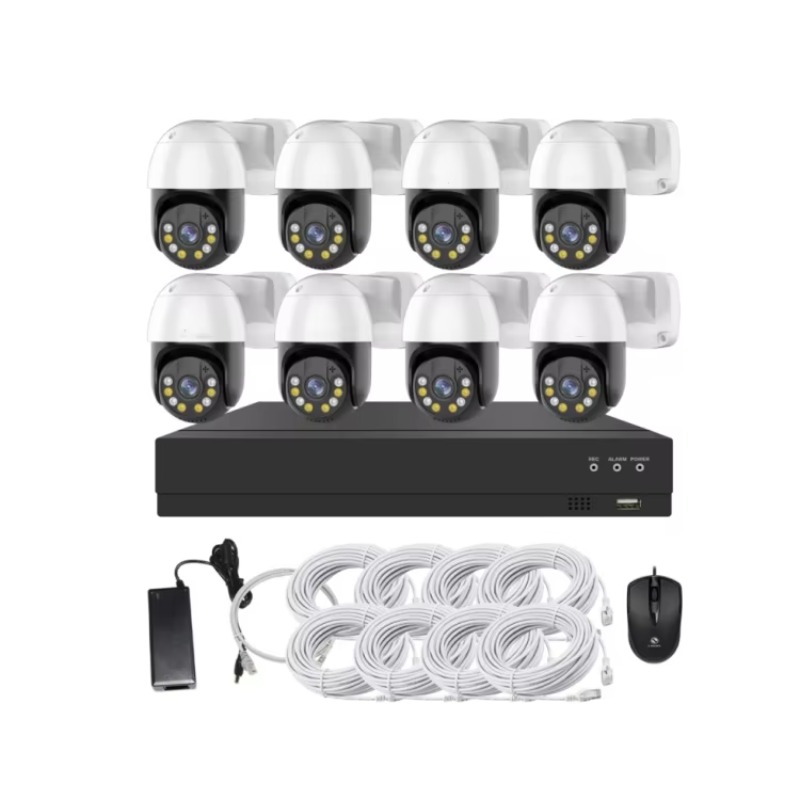 ชุดกล้องวงจรปิด 4ch 8ch ความคม - Home Security Systems With Cameras บทวิจารณ์และราคา
