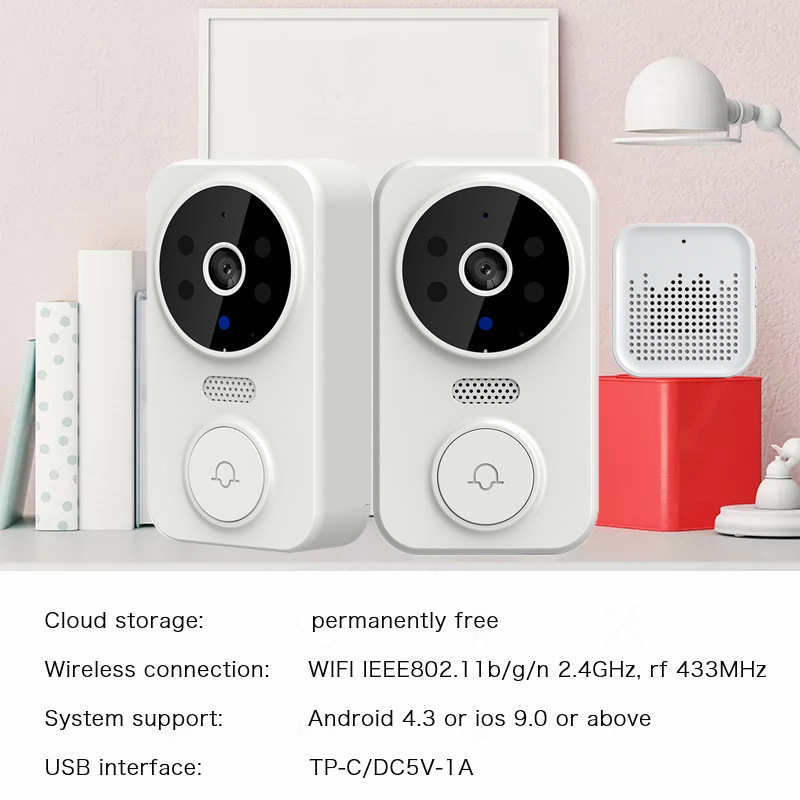 กริ่งประตูอัจฉริยะ Tuya WIFI ส - Home Security Cameras Wireless บทวิจารณ์และราคา