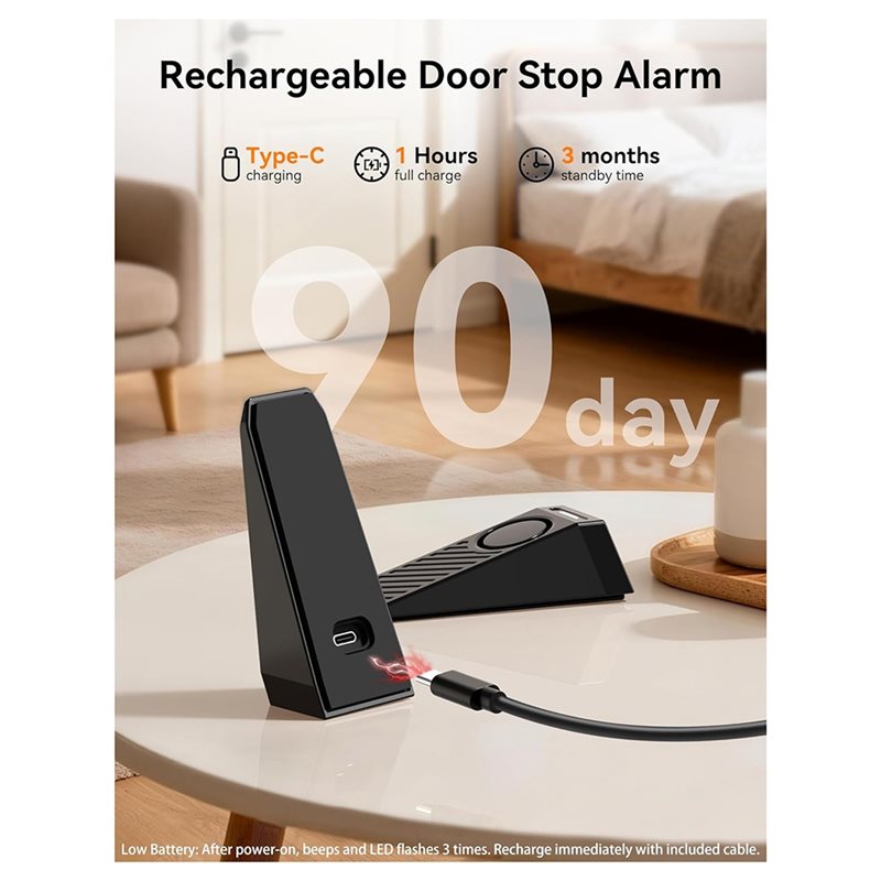 AB34-Door Stop Alarm, Door Sto - Door Wedge Alarm บทวิจารณ์และราคา