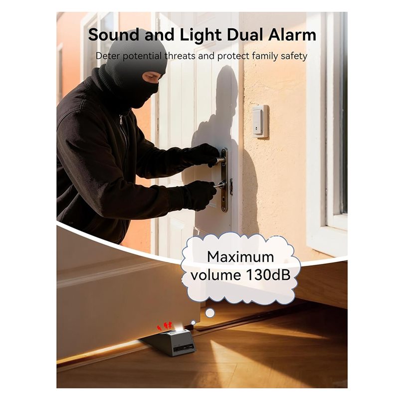 AB34-Door Stop Alarm, Door Sto - Door Wedge Alarm บทวิจารณ์และราคา