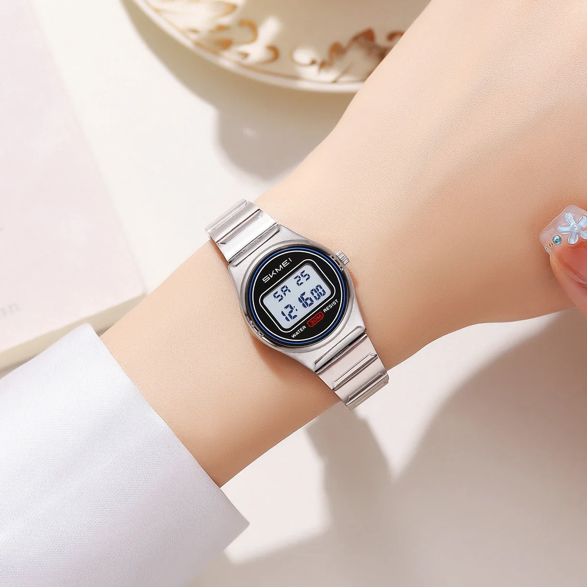 SKMEI นาฬิกาข้อมือ2338ดิจิตอลข - Home Security Electronics บทวิจารณ์และราคา