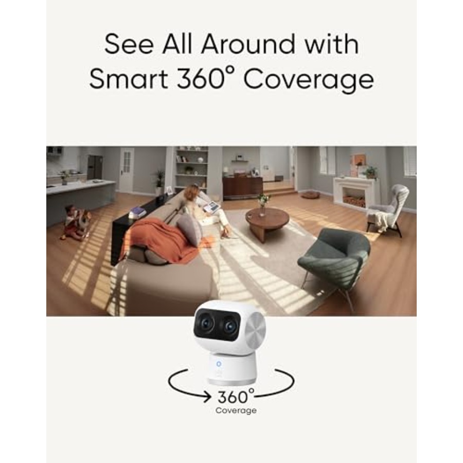 กล้องภายในอาคาร 4K S350 เพื่อค - Home Security No Subscription บทวิจารณ์และราคา