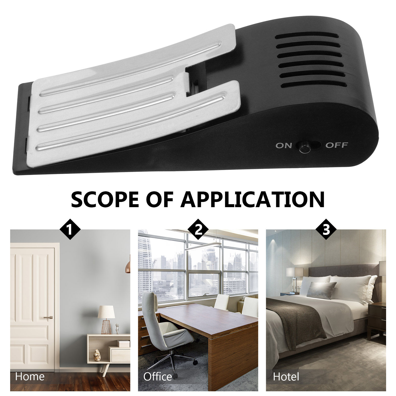 ที่กั้นประตูพร้อมสัญญาณเตือนแบ - Door Wedge Alarm บทวิจารณ์และราคา