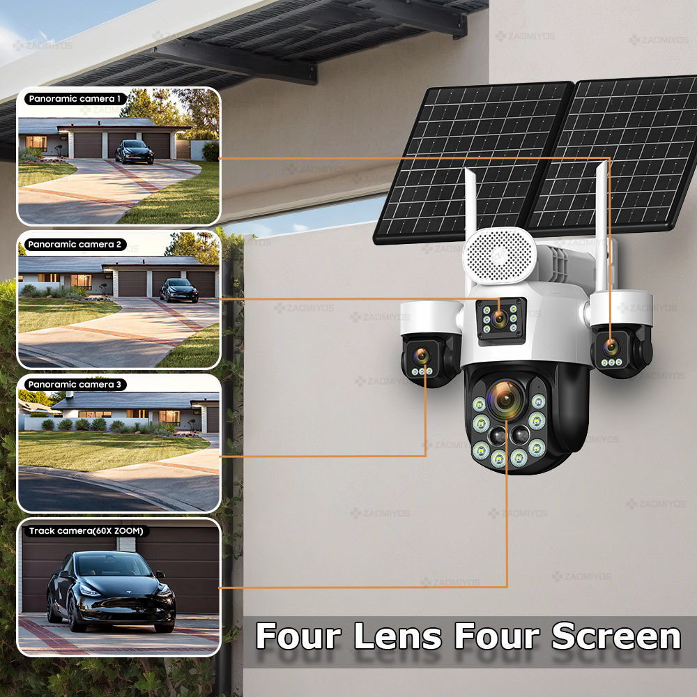 4 เลนส์ กล้องวงจรปิดภายนอกอาคา - Alarm Siren Outdoor บทวิจารณ์และราคา