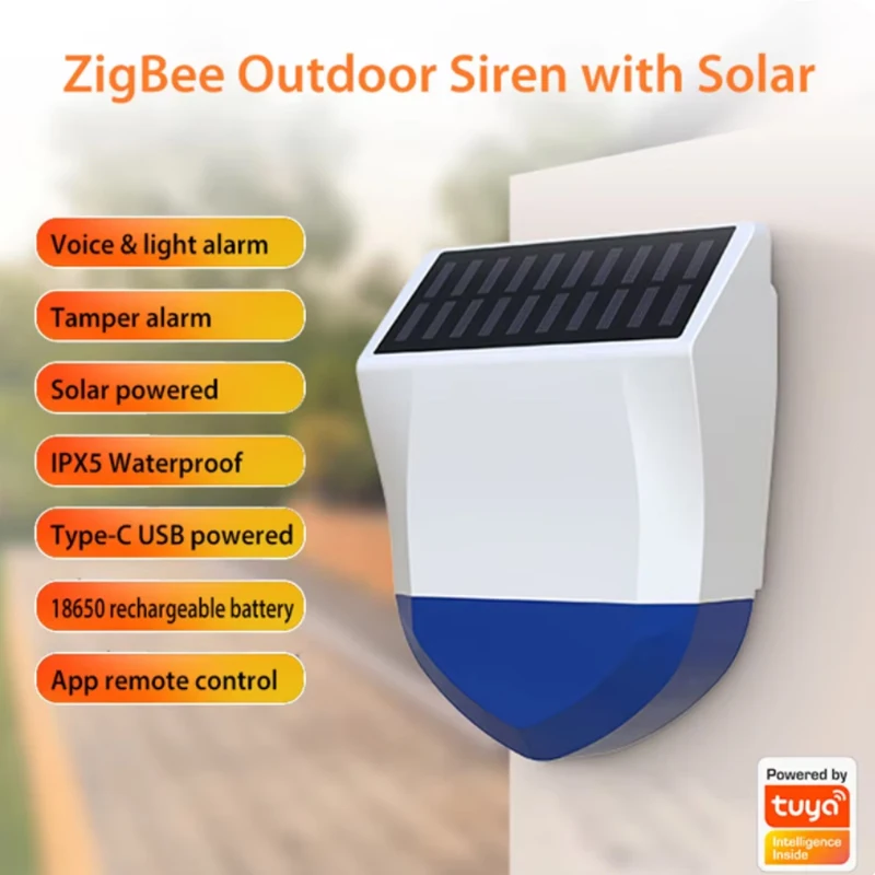 ไซเรนเตือนภัยอัจฉริยะ Tuya Sma - Alarm Siren Outdoor บทวิจารณ์และราคา