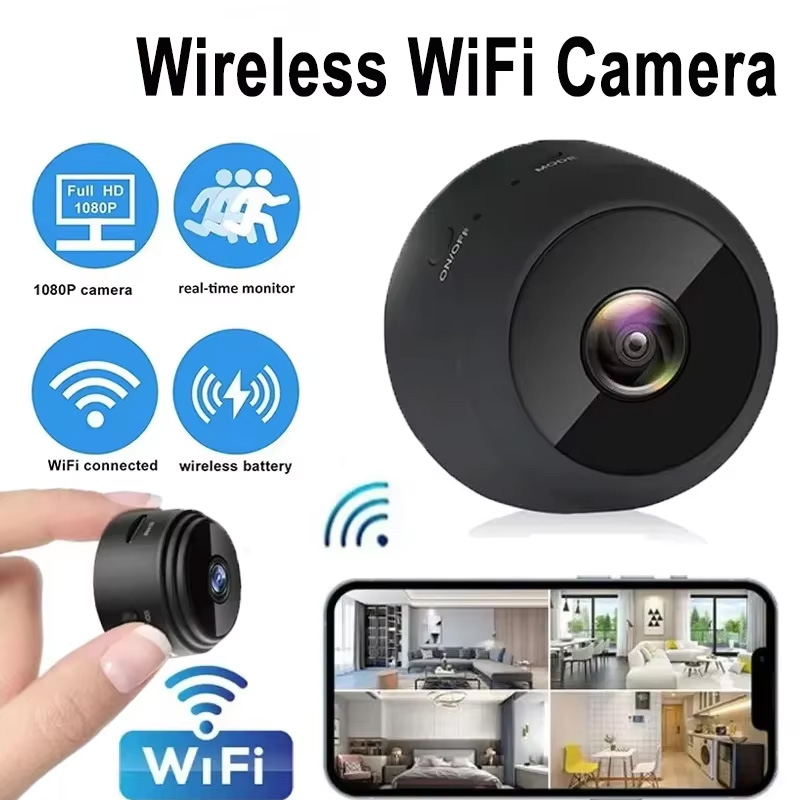 กล้อง A9 รุ่นใหม่ Wifi 1080p H - Home Security Cameras Wireless บทวิจารณ์และราคา