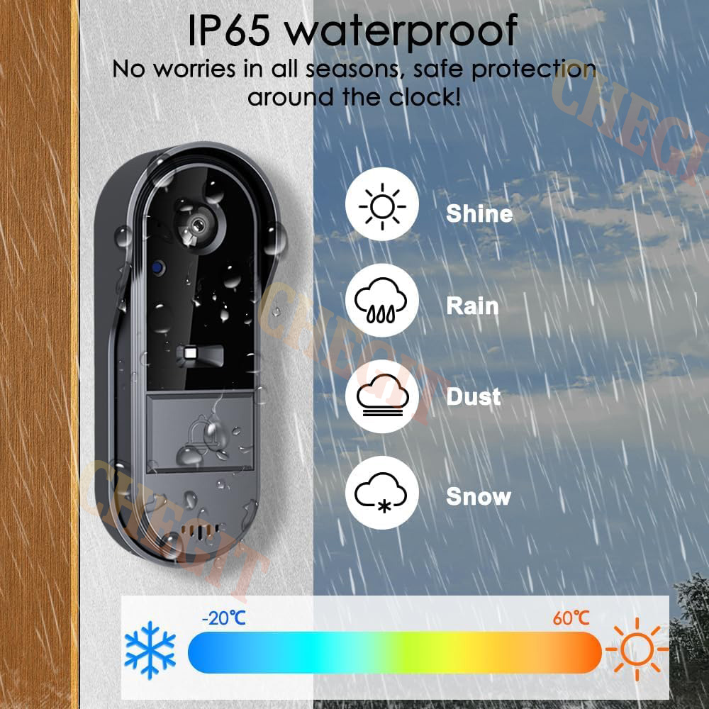 กล้องออดไร้สายอินเตอร์เน็ตไร้ส - Home Security Doorbell Camera บทวิจารณ์และราคา
