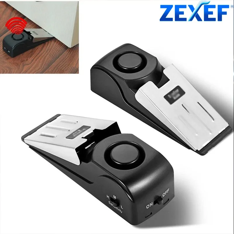ZEXEF mini การรักษาความปลอดภัย - Door Wedge Alarm บทวิจารณ์และราคา