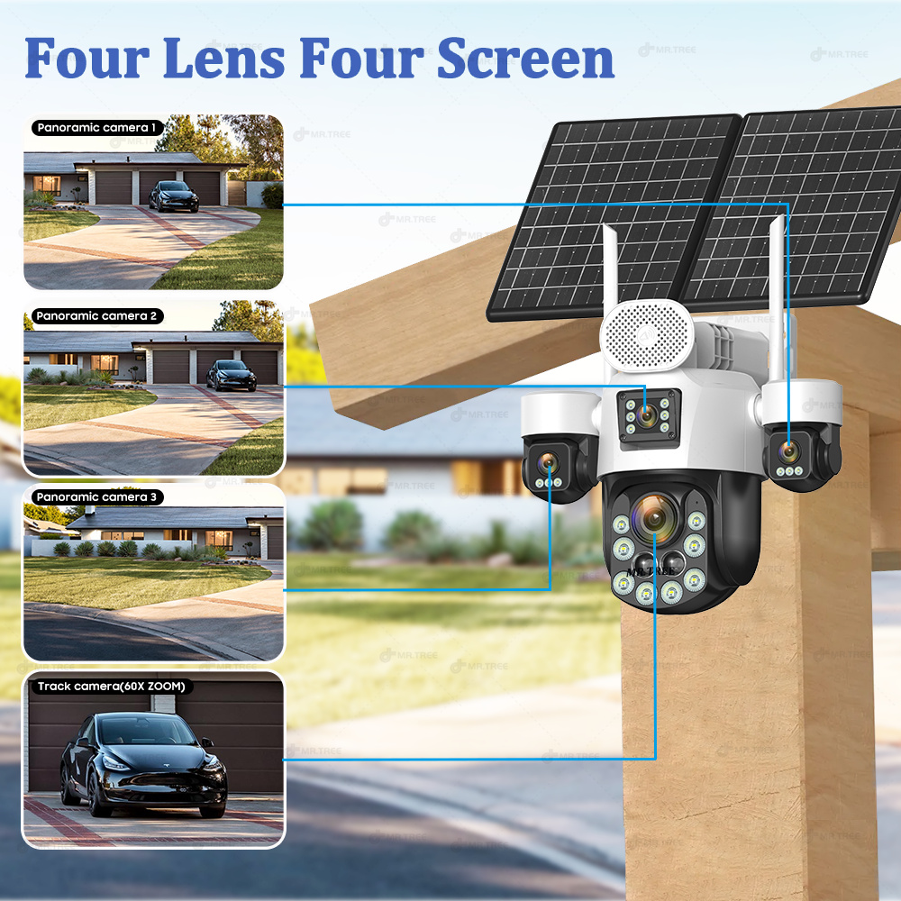 กล้องวงจรปิด AOV แบบสี่เลนส์ ส - Alarm Siren Outdoor บทวิจารณ์และราคา