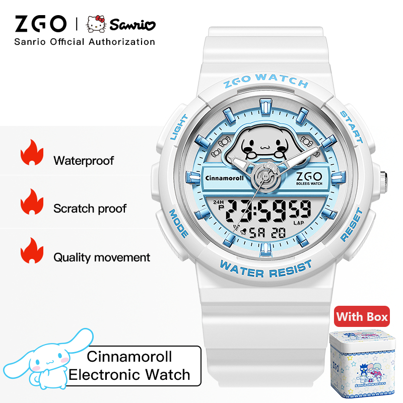 ZGO X Sanrio Cinnamoroll นาฬิก - Home Security Electronics บทวิจารณ์และราคา