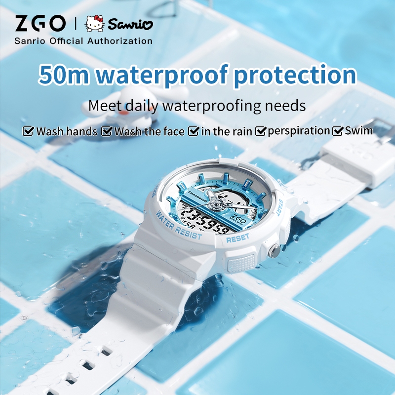 ZGO X Sanrio Cinnamoroll นาฬิก - Home Security Electronics บทวิจารณ์และราคา