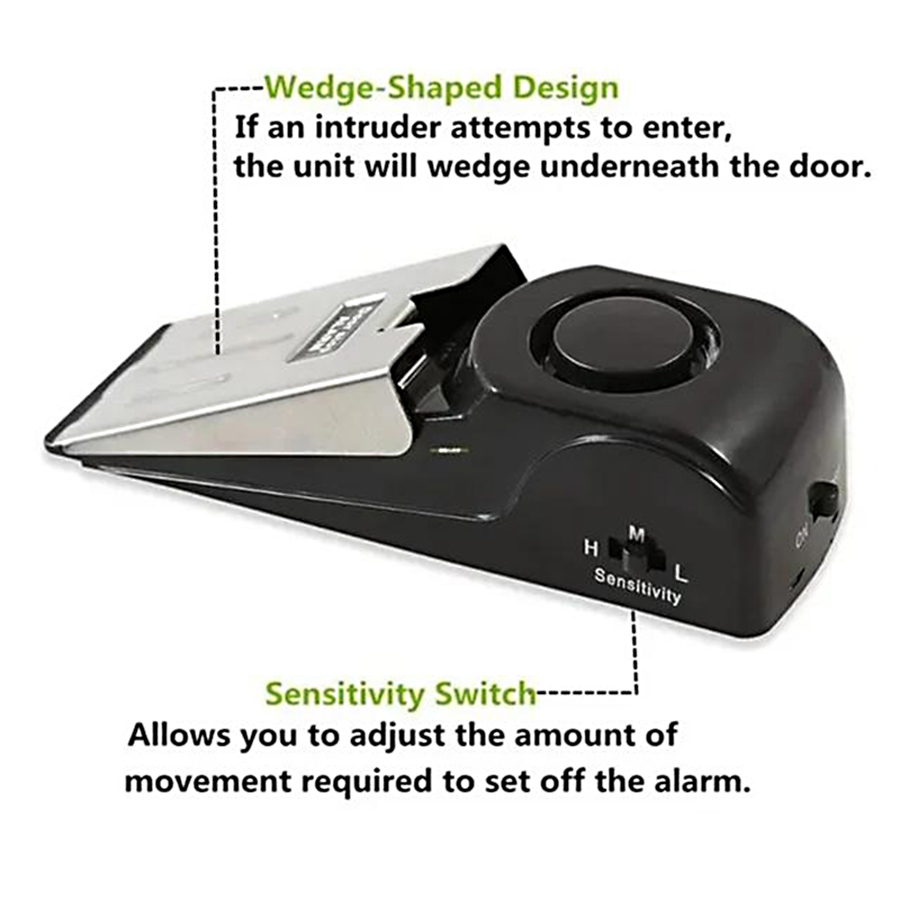 ประตูหยุดนาฬิกาปลุก,ประตู 120D - Door Wedge Alarm บทวิจารณ์และราคา