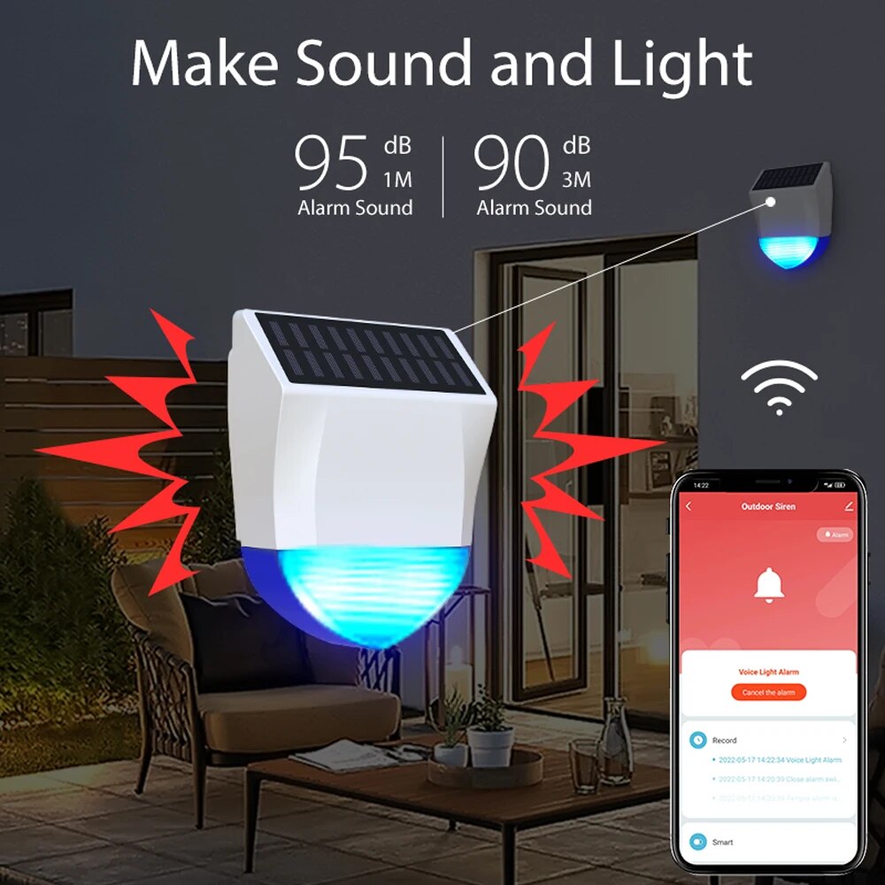 Tuya สมาร์ทสําหรับ Zigbee/Wifi - Alarm Siren Outdoor บทวิจารณ์และราคา