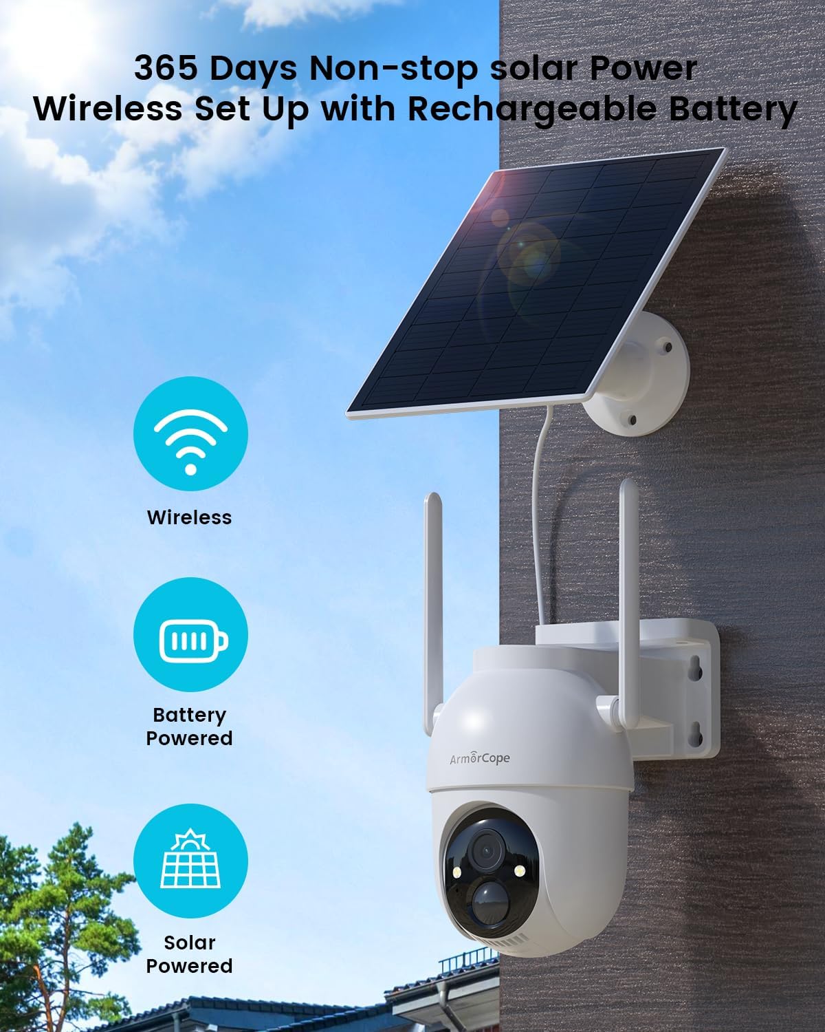 กล้องวงจรปิดไร้สายสำหรับภายนอก - Home Security No Subscription บทวิจารณ์และราคา