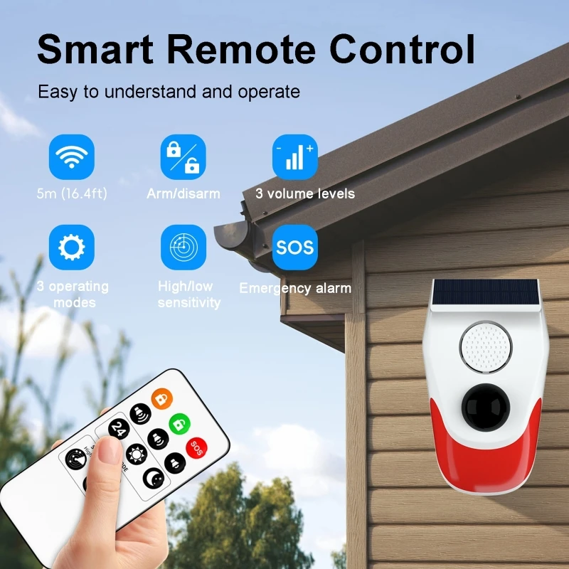สัญญาณกันขโมยไร้สายพร้อมเซ็นเซ - Alarm Siren Outdoor บทวิจารณ์และราคา