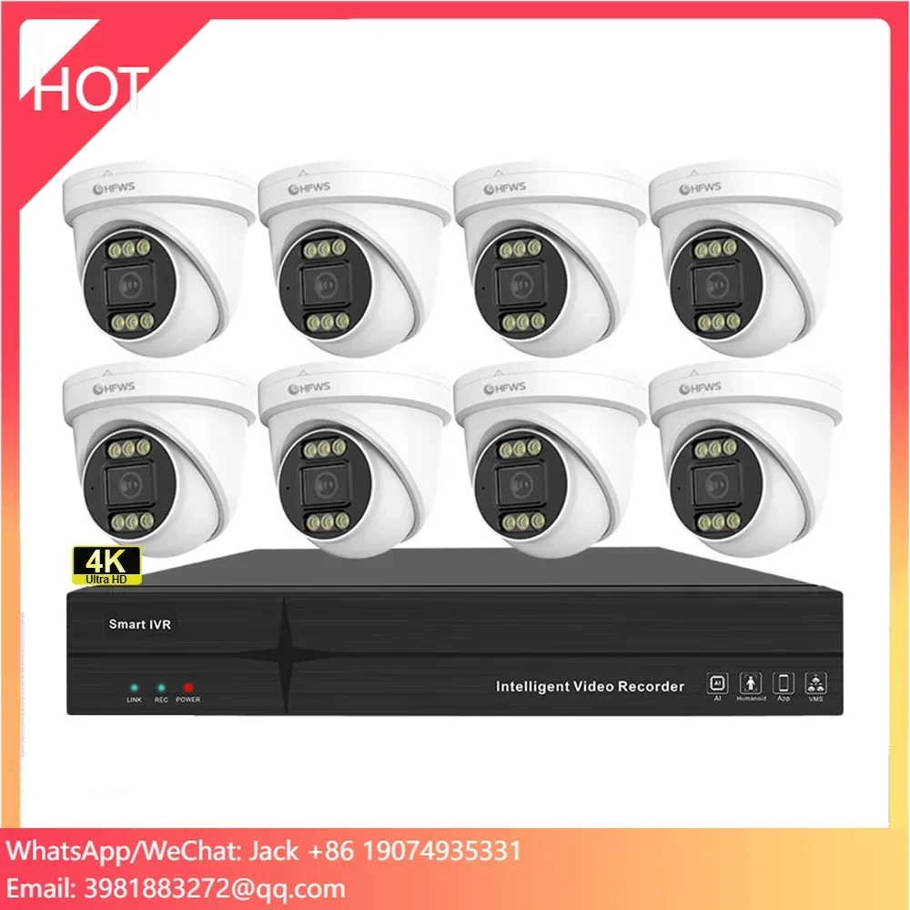 กล้องวงจรปิด OEM 8MP 4K 25FPS  - Home Security Systems With Cameras บทวิจารณ์และราคา