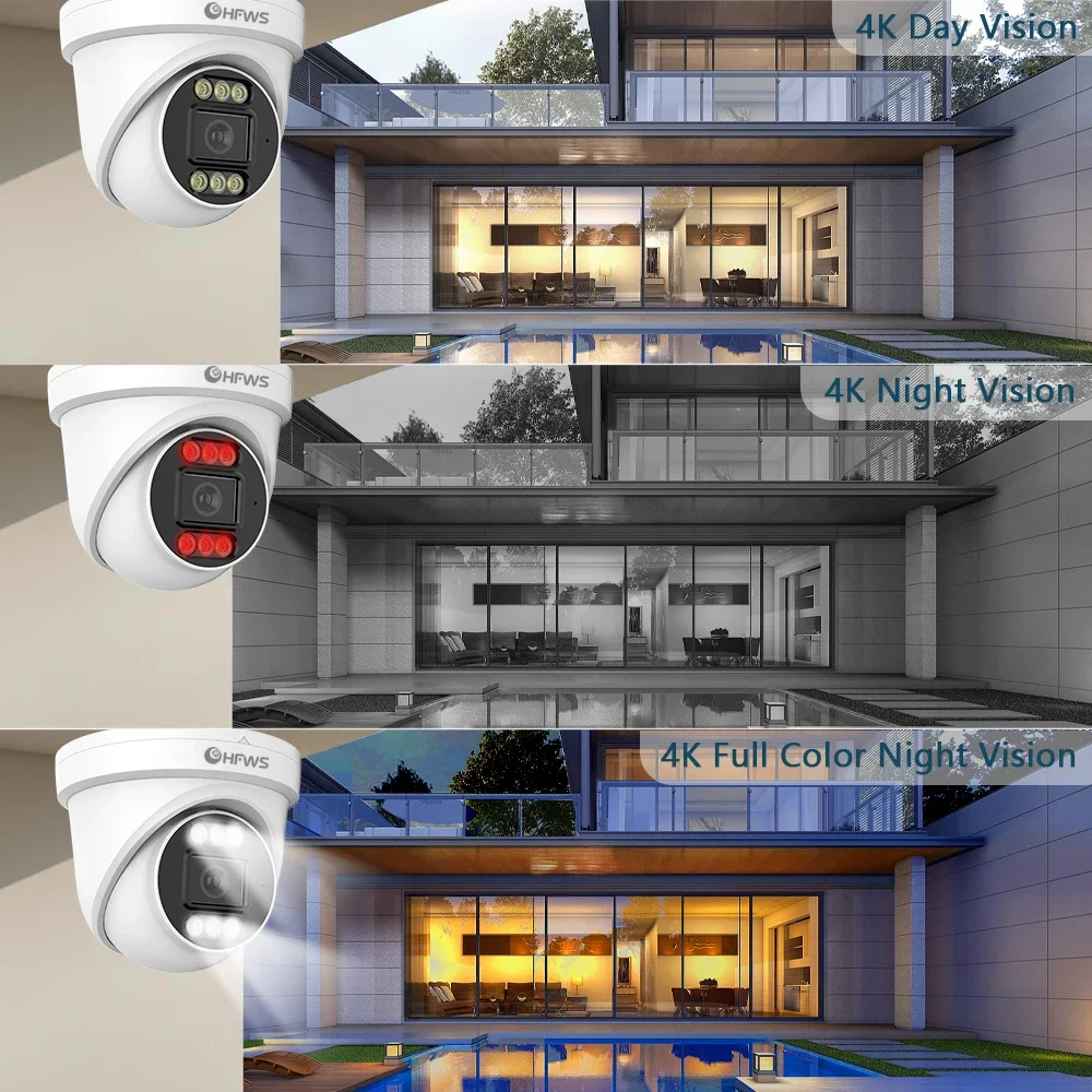กล้องวงจรปิด OEM 8MP 4K 25FPS  - Home Security Systems With Cameras บทวิจารณ์และราคา