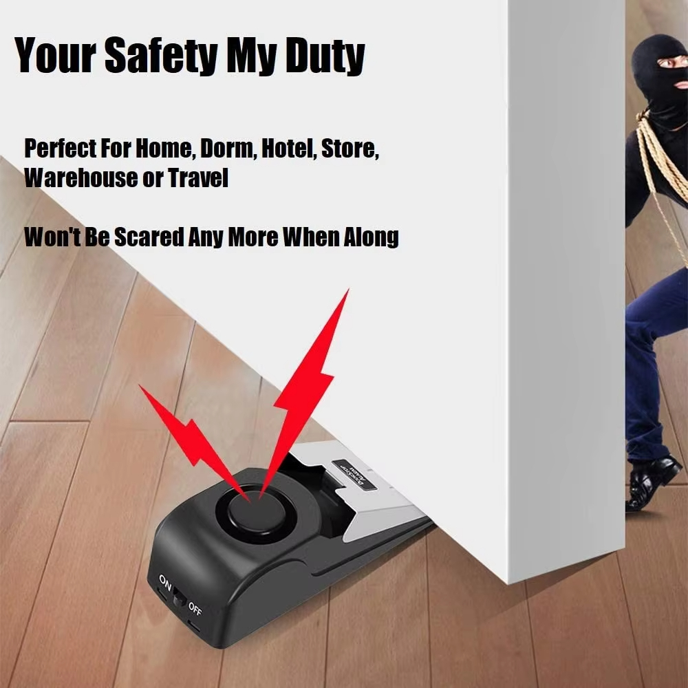 สัญญาณกันขโมยแบบไร้สาย 120 เดซ - Door Wedge Alarm บทวิจารณ์และราคา