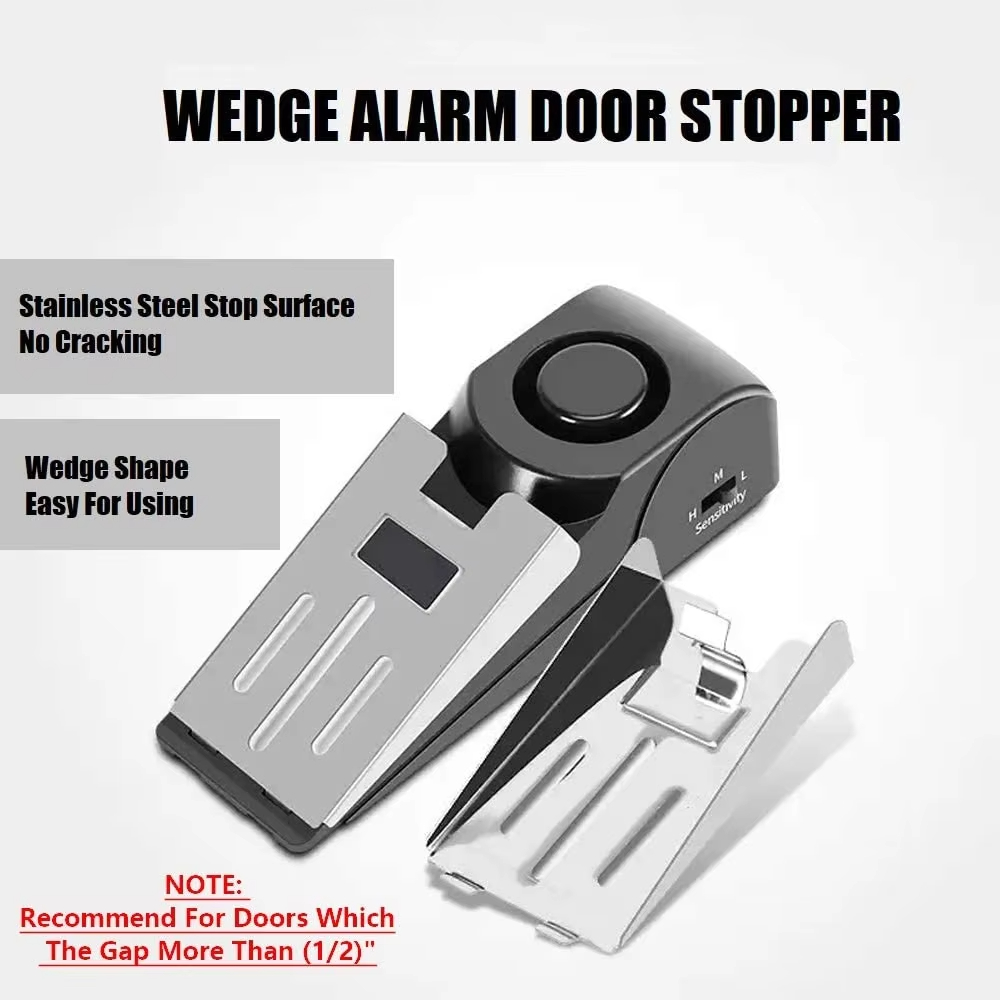 สัญญาณกันขโมยแบบไร้สาย 120 เดซ - Door Wedge Alarm บทวิจารณ์และราคา