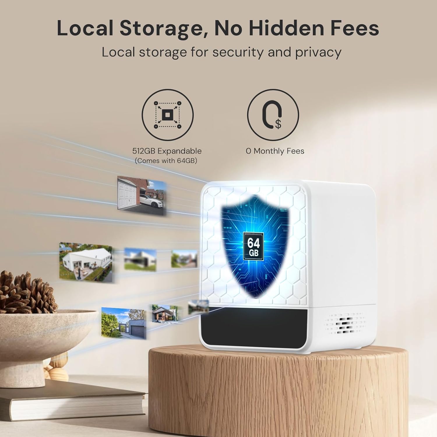 ระบบกล้องรักษาความปลอดภัยพลังง - Home Security No Subscription บทวิจารณ์และราคา