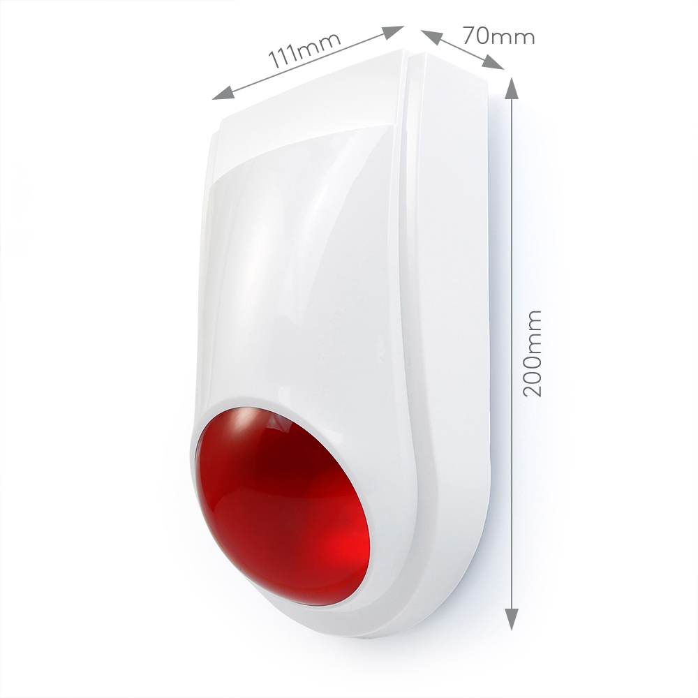 ไซเรนแฟลชไร้สาย E6 กลางแจ้งและ - Alarm Siren Outdoor บทวิจารณ์และราคา