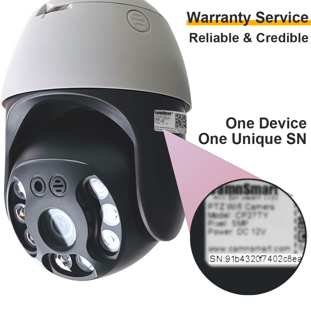 Camnsmart Tuya 5MP Alexa WiFi  - Home Security Lidar บทวิจารณ์และราคา