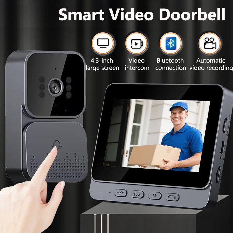 Wireless Video Intercom Doorbe - Home Security Doorbell Camera บทวิจารณ์และราคา