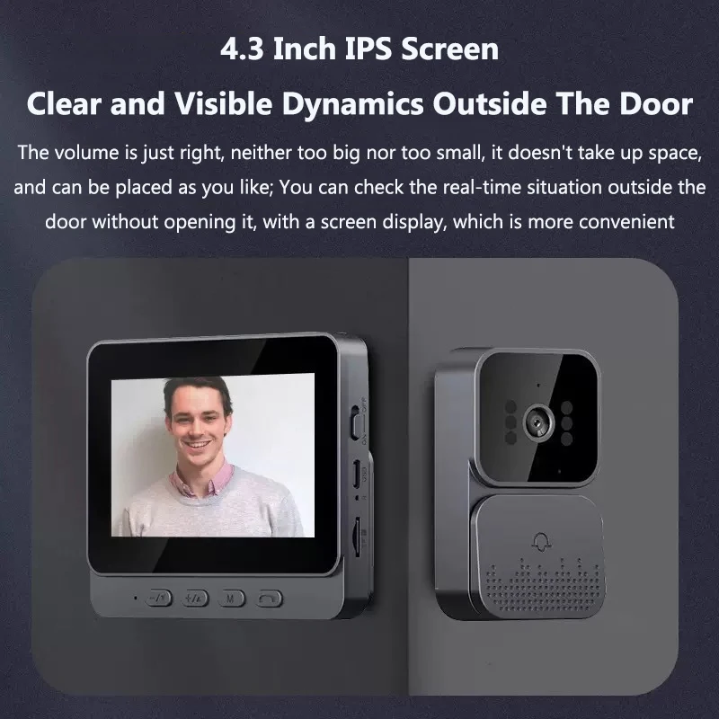 Wireless Video Intercom Doorbe - Home Security Doorbell Camera บทวิจารณ์และราคา
