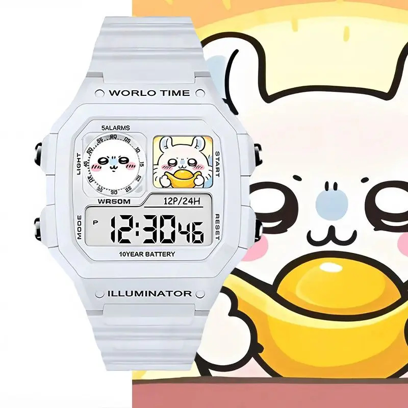 นาฬิกาดิจิตอลลายการ์ตูน Chiika - Home Security Electronics บทวิจารณ์และราคา