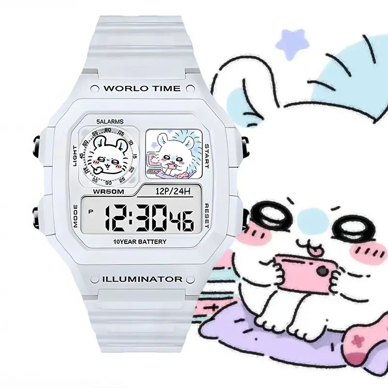 นาฬิกาดิจิตอลลายการ์ตูน Chiika - Home Security Electronics บทวิจารณ์และราคา