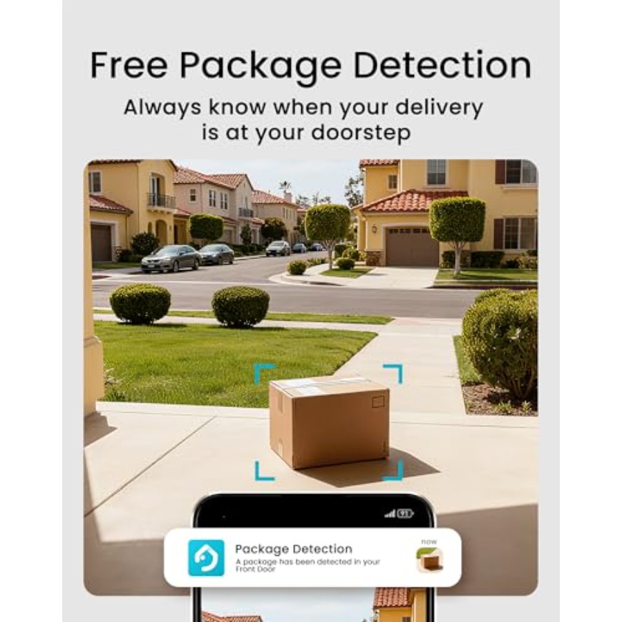 กล้องกริ่งประตูไร้สายสำหรับควา - Home Security No Subscription บทวิจารณ์และราคา