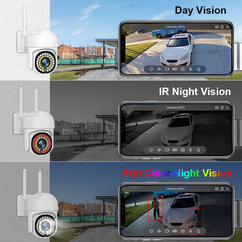 สมาร์ 3MP กล้องวงจรปิดไร้สายระ - Alarm Siren Outdoor บทวิจารณ์และราคา