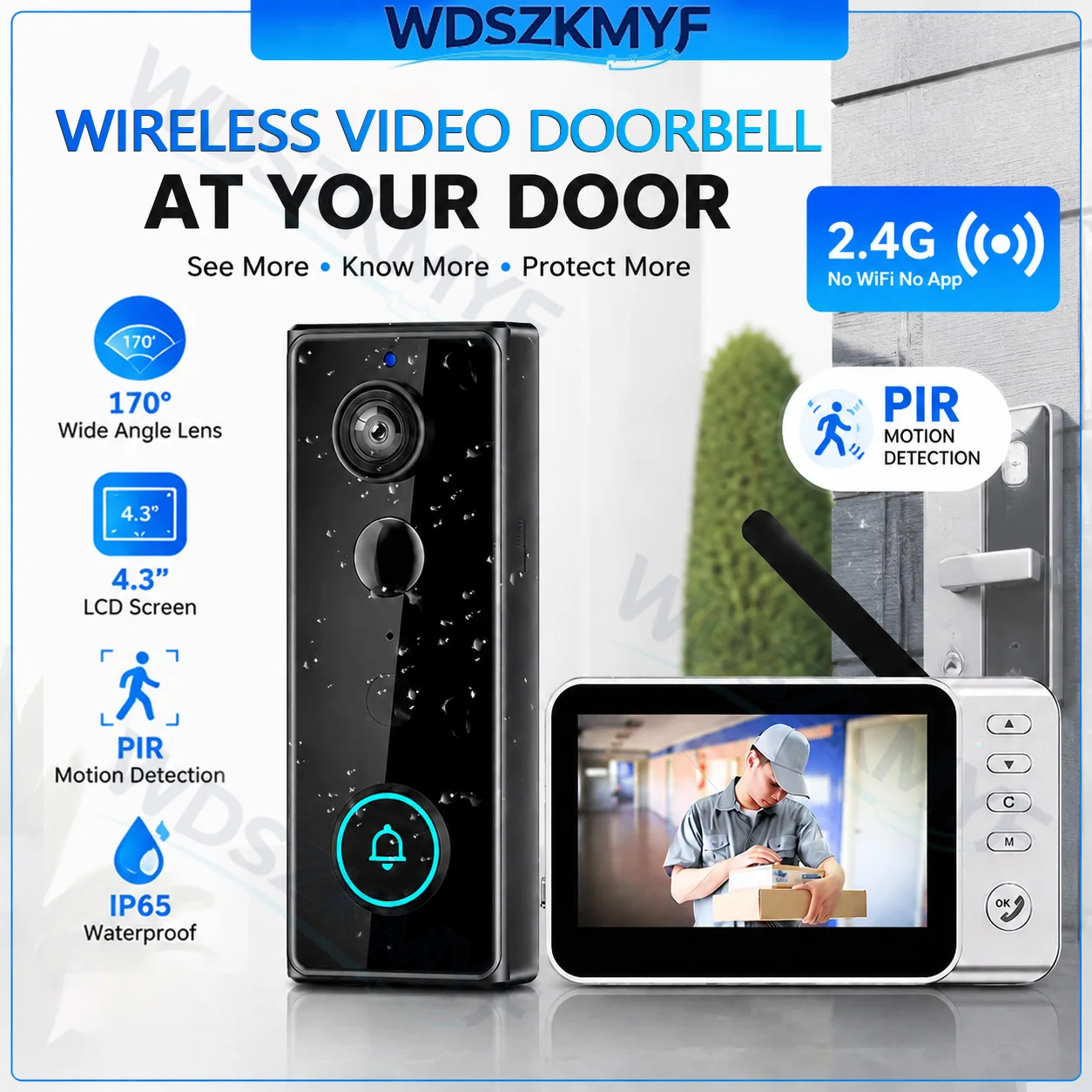 กล้องออดไร้สายกันน้ำรุ่นใหม่ ห - Home Security Doorbell Camera บทวิจารณ์และราคา