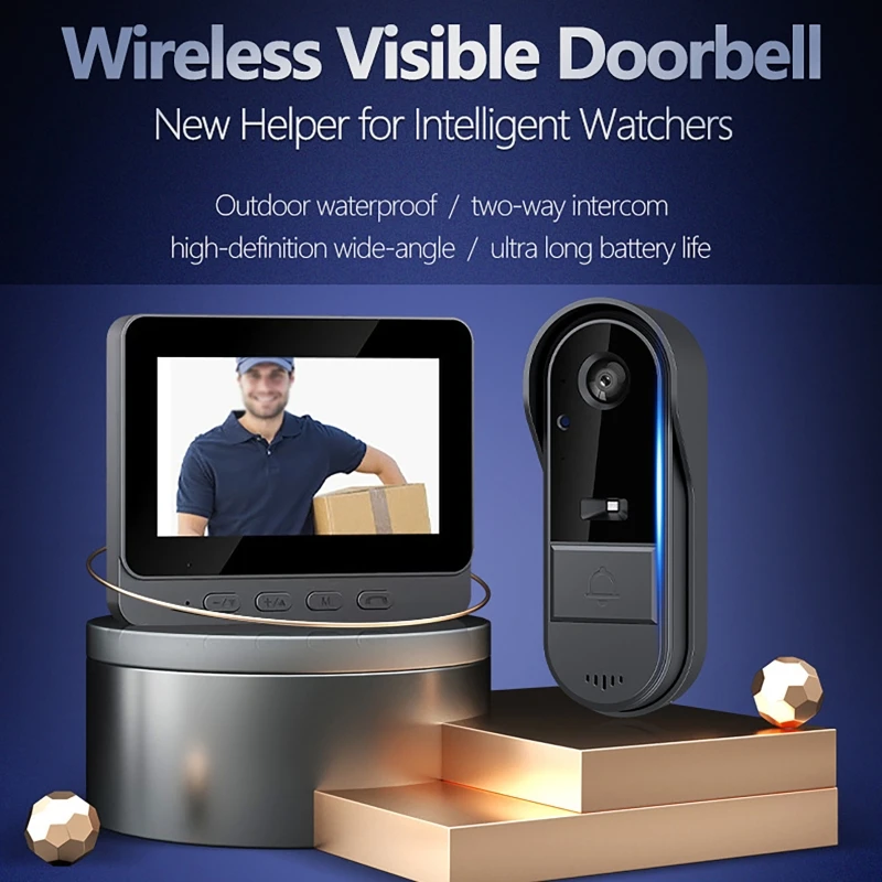ออดอินเตอร์คอมไร้สายกลางแจ้ง ก - Home Security Doorbell Camera บทวิจารณ์และราคา