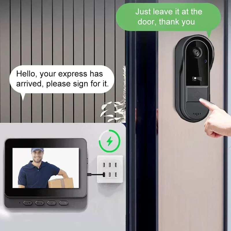 ออดอินเตอร์คอมไร้สายกลางแจ้ง ก - Home Security Doorbell Camera บทวิจารณ์และราคา